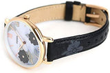 Fossil Jacqueline Mother of Pearl Dial Black Leather Strap Watch for Women - ES4535 Buy Now By Fossil