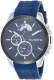 Tommy Hilfiger Decker Quartz Blue Dial Blue Rubber Strap Watch for Men - 1791350 Buy Now By Tommy Hilfiger