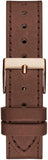 Guess Fame Quartz Rose Gold Dial Brown Leather Strap Watch For Women - GW0548L2 Buy Now By Guess