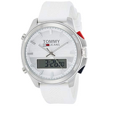 Tommy Hilfiger Digital Silver Dial White Silicone Strap Watch For Men - 1791764 Buy Now By Tommy Hilfiger