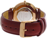 Daniel Wellington Classic Suffolk White Dial Brown Leather Strap Watch For Men - DW00100122 Buy Now By Daniel Wellington