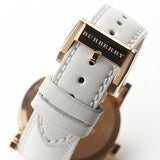 Burberry The City White Dial White Leather Strap Watch for Women - BU9108 Buy Now By Burberry