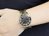 Guess BFF Multifunction Black Dial Gold Steel Strap Watch for Women - W0231L3 Buy Now By Guess