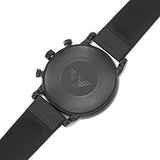 Emporio Armani Luigi Analog Blue Dial Black Leather Strap Watch For Men - AR11351 Buy Now By Emporio Armani