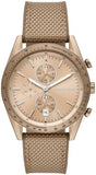 Michael Kors Warren Chronograph Beige Dial Beige Nylon Strap Watch for Men - MK9145 Buy Now By Michael Kors