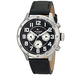 Tommy Hilfiger Sport Chronograph Black Dial Black Leather Strap Watch for Men - 1791050 Buy Now By Tommy Hilfiger