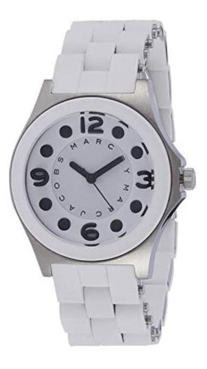 Marc Jacobs Rock White Dial White Silicone Strap Watch for Women - MBM2532 Buy Now By Marc Jacobs