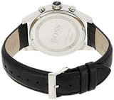 Hugo Boss Jet Silver Dial Black Leather Strap Watch for Men - 1513282 Buy Now By Hugo Boss