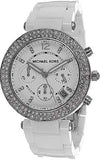 Michael Kors Parker White Dial White Leather Strap Watch for Women - MK5848 Buy Now By Michael Kors