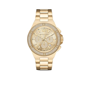 Michael Kors Lennox Chronograph Gold Dial Gold Steel Strap Watch For Men - MK8989 Buy Now By Michael Kors