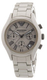 Emporio Armani Valente Chronograph Grey Dial Grey Steel Strap Watch For Men - AR1460 Buy Now By Emporio Armani