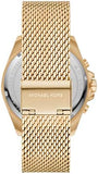 Michael Kors Brecken Chronograph Black Dial Gold Mesh Strap Watch For Men - MK8867 Buy Now By Michael Kors