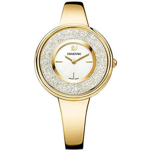 Swarovski Crystalline Bracelet White Dial Gold Steel Strap Watch for Women - 5269253 Buy Now By Swarovski