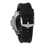 Fossil Garrett Chronograph Black Dial Black Rubber Strap Watch for Men - FS5624 Buy Now By Fossil