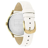 Tommy Hilfiger Brooklyn Quartz White Dial White Leather Strap Watch for Women - 1782018 Buy Now By Tommy Hilfiger