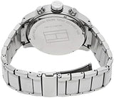Tommy Hilfiger Trent Chronograph Black Dial Silver Steel Strap Watch for Men - 1791054 Buy Now By Tommy Hilfiger