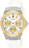 Guess Zena Analog White Dial White Rubber Strap Watch For Women - W1094L1 Buy Now By Guess