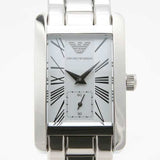 Emporio Armani White Dial Silver Stainless Steel Watch For Women - AR0146 Buy Now By Emporio Armani