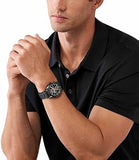 Michael Kors Warren Chronograph Black Dial Black Steel Strap Watch For Men - MK9113 Buy Now By Michael Kors