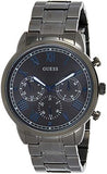 Guess Hendrix Chronograph Gunmetal Dial Gunmetal Steel Strap Watch for Men - W1309G3 Buy Now By Guess