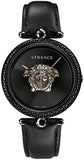 Versace Palazzo Empire Black Dial Black Leather Strap Watch for Women - VCO050017 Buy Now By Versace