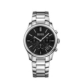 Hugo Boss Commander Black Dial Silver Steel Strap Watch for Men - 1513433 Buy Now By Hugo Boss