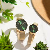 Daniel Wellington Petite Emerald Green Dial Gold Mesh Strap Watch For Women - DW00100481 Buy Now By Daniel Wellington