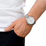 Tissot PRC 200 Chronograph Quartz Silver Dial Silver Steel Strap Watch For Men - T055.417.11.037.00 Buy Now By Tissot