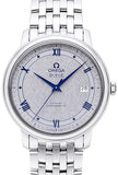 Omega De Ville Prestige Co-Axial Grey Dial Silver Steel Strap Watch for Men - 424.10.40.20.06.002 Buy Now By Omega
