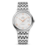 Omega De Ville Prestige Co Axial Silver Dial Silver Steel Strap Watch for Men - 424.10.40.20.02.004 Buy Now By Omega
