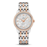 Omega De Ville Prestige Quartz Diamonds Silver Dial Two Tone Steel Strap Watch for Women - 424.25.27.60.52.001 Buy Now By Omega