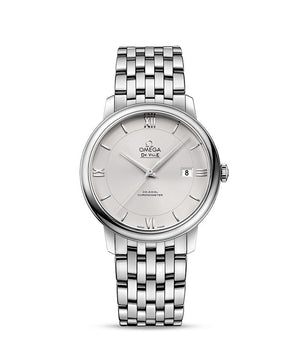 Omega De Ville Prestige Co-Axial Silver Dial Silver Steel Strap Watch for Men - 424.10.40.20.02.003 Buy Now By Omega