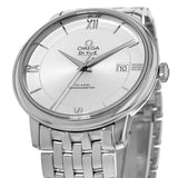 Omega De Ville Prestige Co-Axial Silver Dial Silver Steel Strap Watch for Men - 424.10.40.20.02.003 Buy Now By Omega