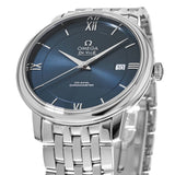 Omega De Ville Prestige Co-Axial Orbis Blue Dial Silver Steel Strap Watch for Men - 424.10.40.20.03.001 Buy Now By Omega