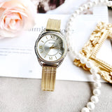 Guess Whisper Silver Dial Gold Mesh Bracelet Watch for Women - W1084L2 Buy Now By Guess