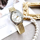 Guess Whisper Silver Dial Gold Mesh Bracelet Watch for Women - W1084L2 Buy Now By Guess