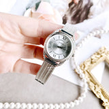 Guess Whisper Silver Dial Silver Mesh Bracelet Watch for Women - W1084L1 Buy Now By Guess