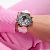 Guess Fusion Chronograph White Dial White Leather Strap Watch For Women - GW0553L2 Buy Now By Guess