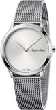 Calvin Klein Minimal SIlver Dial Silver Mesh Bracelet Watch for Women - K3M221Y6 Buy Now By Calvin Klein