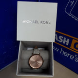 Michael Kors Jayne Three Hand Rose Gold Dial White Leather Strap Watch For Women - MK7128 Buy Now By Michael Kors