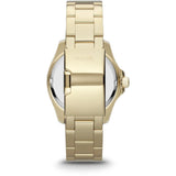 Fossil Cecile Chronograph Gold Dial Gold Steel Strap Watch for Women - AM4482 Buy Now By Fossil