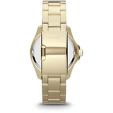 Fossil Cecile Chronograph Gold Dial Gold Steel Strap Watch for Women - AM4482 Buy Now By Fossil