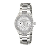 Guess Viva Quartz Silver Dial Silver Steel Strap Watch For Women - W0111l1 Buy Now By Guess