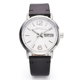 Marc Jacobs Fergus White Dial Black Leather Strap Watch for Men - MBM5076 Buy Now By Marc Jacobs