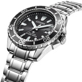 Citizen Promaster Diver Chronograph Black Dial Silver Steel Strap Watch For Men - BN0190-82E Buy Now By Citizen