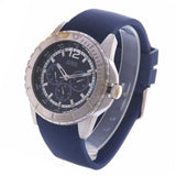 Guess Maverick Black Dial Rubber Strap Watch for Men - W0485G3 Buy Now By Guess