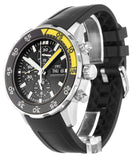 IWC Aquatimer Automatic Chronograph Black Dial Black Rubber Strap Watch for Men - IW376709 Buy Now By IWC