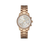 Guess Mini Surprise Analog Silver Dial Rose Gold Steel Strap Watch For Women - W0623L2 Buy Now By Guess