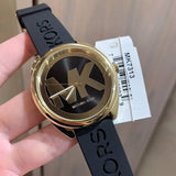 Michael Kors Janelle Quartz Black Dial Black Rubber Strap Watch For Women - MK7313 Buy Now By Michael Kors