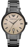 Emporio Armani Renato Quartz Grey Dial Grey Steel Strap Watch For Men - AR11120 Buy Now By Emporio Armani